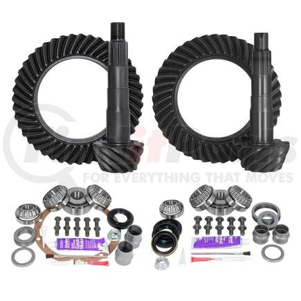YGKT004-456 by YUKON - Ring & Pinion Gear Kit Package Front & Rear with Install Kits - Toyota 8"/8IFS