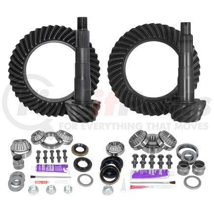 YGKT006-456-4 by YUKON - Ring & Pinion Gear Kit Package Front & Rear with Install Kits - Toyota 8"/8"IFS