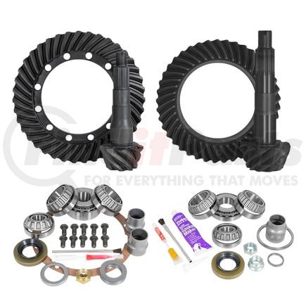 YGKT009-529 by YUKON - Ring/Pinion Gear Kit Package Front/Rear with Install Kits-Toyota 9.5/8R