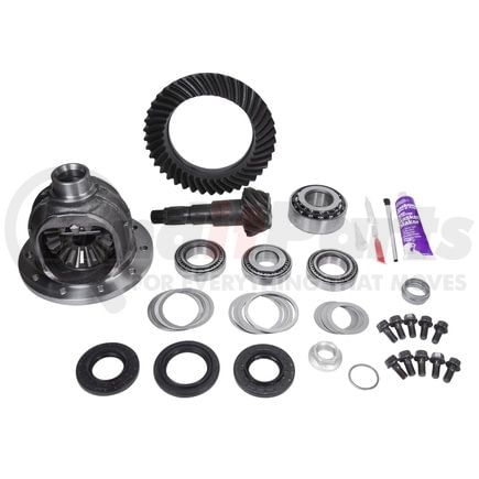 YG C215R-411K by YUKON - Yukon Ring and Pinion Gear Set for Chrysler ZF 215mm Front Diff; 4.11 Ratio