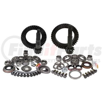 YGK004 by YUKON - Yukon Gear & Install Kit pkg for XJ with Dana 30 front & Chy 8.25” rear, 4.88 .