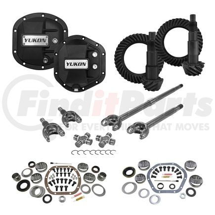 YGK013STG3 by YUKON - Stage 3 Re-Gear Kit upgrades front/rear diffs; 28 spl; incl covers/fr axles