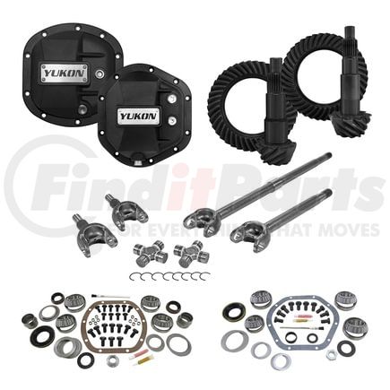YGK014STG3 by YUKON - Stage 3 Re-Gear Kit upgrades front/rear diffs; 24 spl; incl covers/fr axles