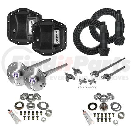 YGK066STG4 by YUKON - Stage 4 Re-Gear Kit upgrades front/rear diffs; 28 spl; incl covers/fr/rr axles