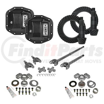 YGK071STG3 by YUKON - Stage 3 Re-Gear Kit upgrades front/rear diffs; 24 spl; incl covers/fr axles