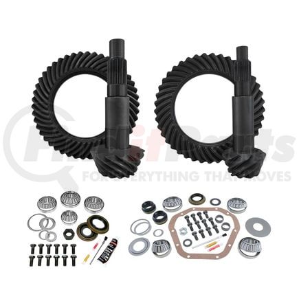 YGK146 by YUKON - Yukon Gear/Kit Package for F350 Dana 80 Thick Rear/Dana 60 Front; 4:11 Gear