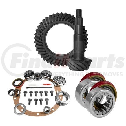 YGK2012 by YUKON - 8.5in. GM 3.73 Rear Ring/Pinion; Install Kit; Axle Bearings; 1.625in. Case Journ