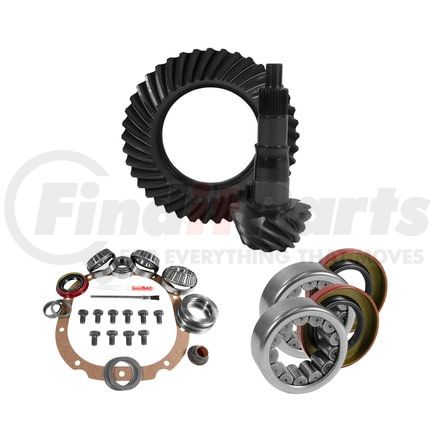 YGK2055 by YUKON - 8.8" Ford 3.55 Rear Ring & Pinion, Install Kit, 2.99" OD Axle Bearings & Seals