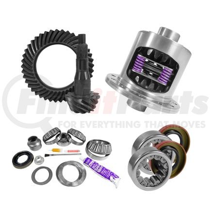 YGK2104 by YUKON - 9.75" Ford 3.73 Rear Ring & Pinion, Install Kit, 34spl Posi, Axle Bearings