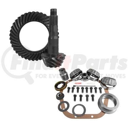 YGK2148 by YUKON - 10.5" Ford 4.11 Rear Ring & Pinion & Install Kit