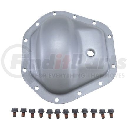 YP C5-D60-SUP by YUKON - Steel cover for Dana 60 standard rotation. 02-08 GM rear w/12 bolt cover