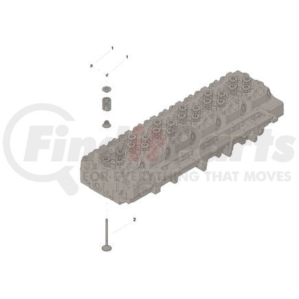 3800341 by CUMMINS - Engine Exhaust Valve