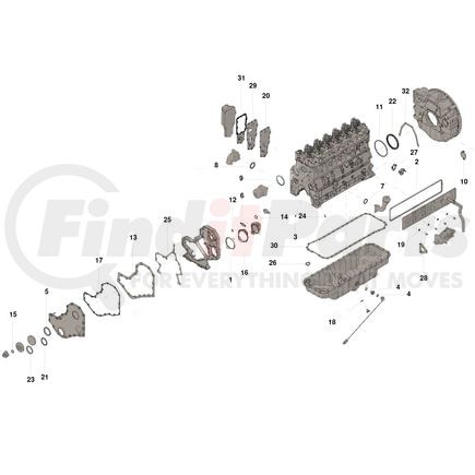 3802376 by CUMMINS - Engine Gasket Set
