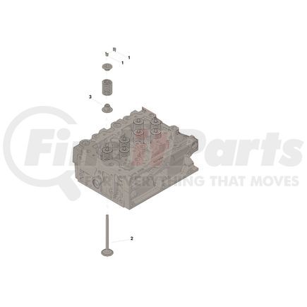 3802967 by CUMMINS - Engine Exhaust Valve