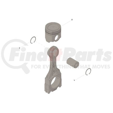 3803741 by CUMMINS - Engine Piston Kit