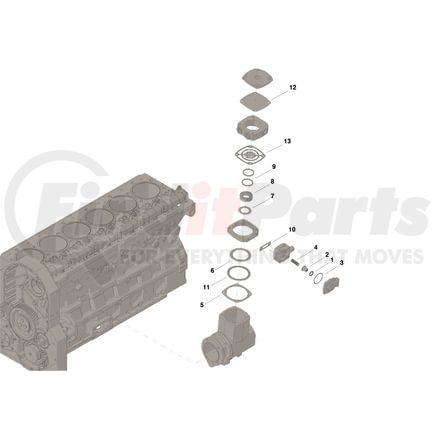 3803767 by CUMMINS - Air Brake Compressor Cylinder Head Repair Kit