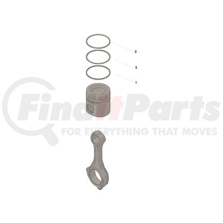 Cummins 4089181 Engine Piston Ring Set Engine Piston Ring Set