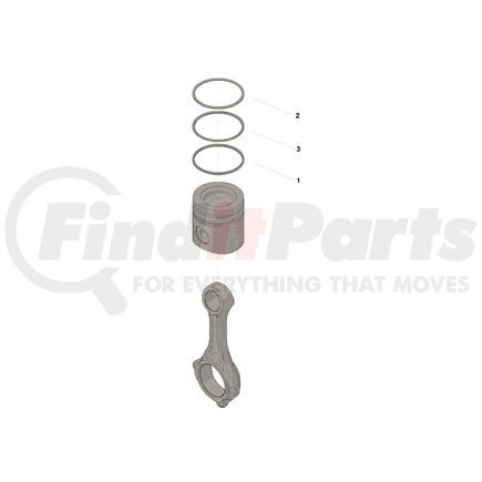 Cummins 4089182 Engine Piston Ring Set Engine Piston Ring Set
