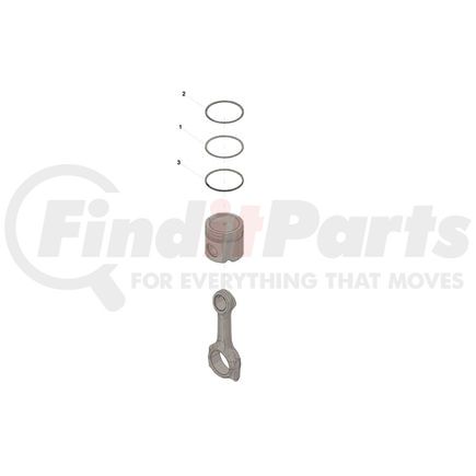 4089644 by CUMMINS - Engine Piston Ring Set