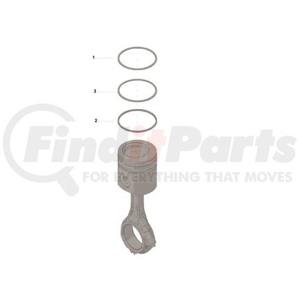 4089385 by CUMMINS - Engine Piston Ring Set