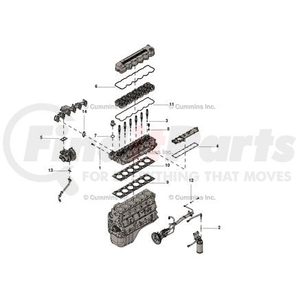 4089819 by CUMMINS - Engine Gasket Set