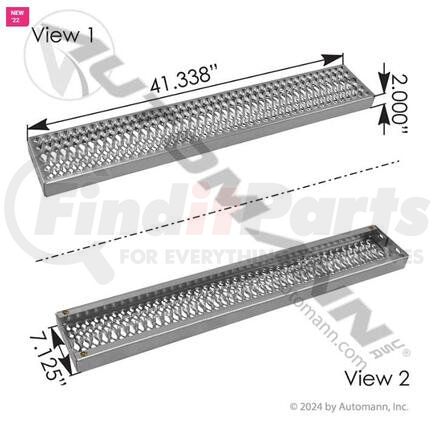 M75105BN by AUTOMANN - FUEL STEP 1050MM PETERBILT WIT