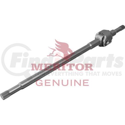 A3205J1128 by MERITOR - Axle Shaft Assembly - Left Hand, with Joint, 80 lbs (Meritor Genuine)