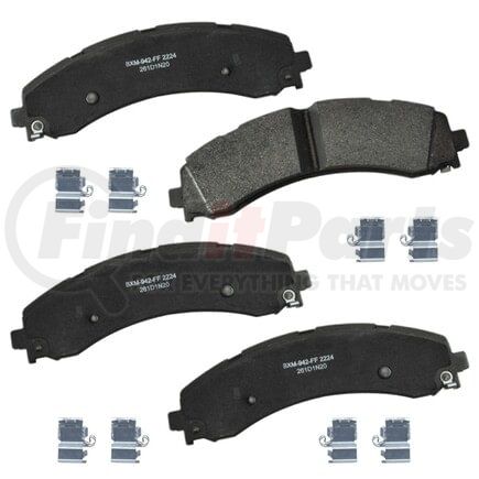 SBM2224 by BENDIX - STOP SEMI-MET PADS