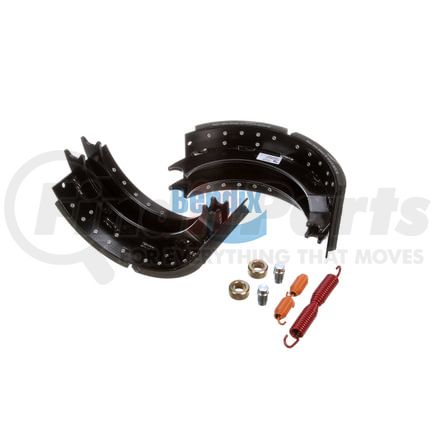 SB4311EBA230 by BENDIX - Drum Brake Shoe Kit - New, 16-1/2 in. x 7 in., With Hardware, For Bendix® (Spicer®) Brakes with Single Anchor Pin