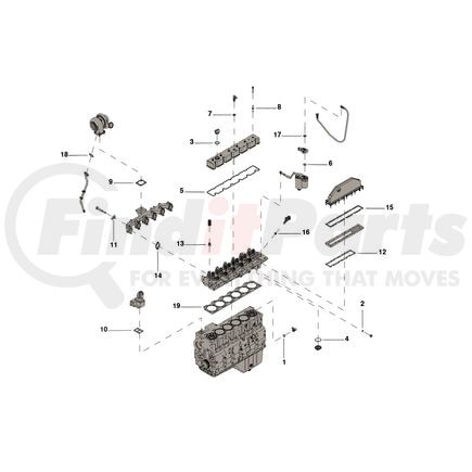 5579026 by CUMMINS - Upper Engine Gasket Kit