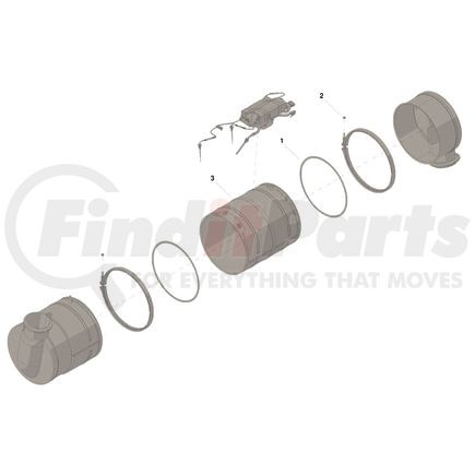 5579296 by CUMMINS - Diesel Particulate Filter (DPF)