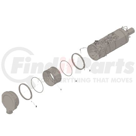5579379 by CUMMINS - Diesel Particulate Filter (DPF)