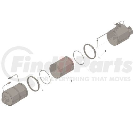 5579364 by CUMMINS - Diesel Particulate Filter (DPF)