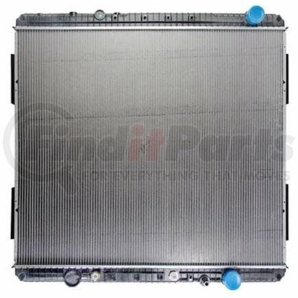 HDC010749PA by FREIGHTLINER - 2007-2009 Freightliner Coronado Plastic/Aluminum Radiator With Oil CoolerDesign Style Plastic/Aluminum Height 35-3/4 Width 41-5/8 Depth 42403 Inlet 2 1/2 Inch Connection Outlet 3 1/2 Inch Connection Trans 12 Inch Oil Cooler M