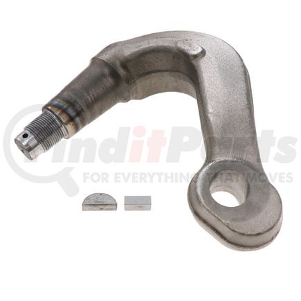 3133Q7011K by MERITOR - Steering Arm & Keys - Axle Model FF, Length 7.16 in., Offset 1.00 in., Nut Thread 1.25-12