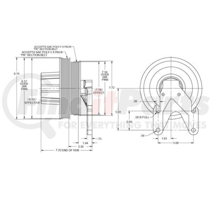 010020263X by KIT MASTERS - Kysor-Style Hub - Remanufactured