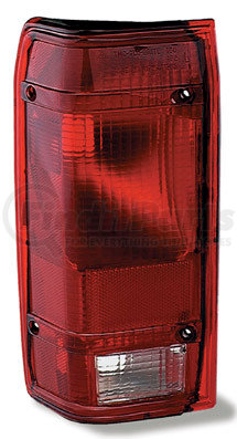 85112-5 by GROTE - Turn Signal Light Lens - Rectangular, Red and Clear, Left