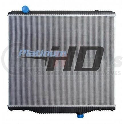 HDC010823P by INTERNATIONAL - Plastic/Aluminum Radiator with Oil Cooler on Grill Side, 2" x 40 9/16" x 35.25", Navistar Compatible