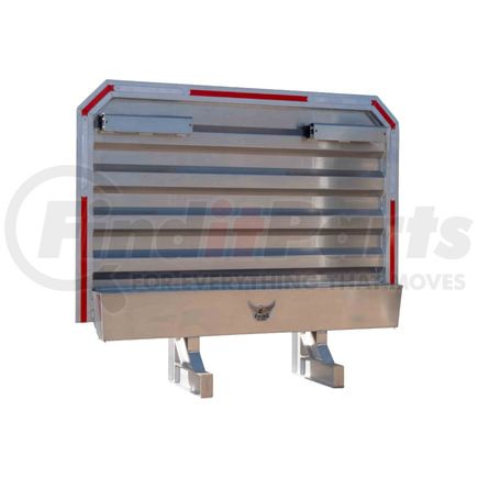 BC02-0009 by WORLD AMERICAN - Viking Truck Cab Protector / Headache Rack - Sleeper, with 2 Chain Hanger and Full Tray