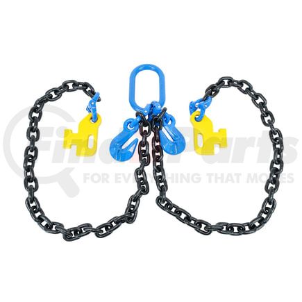 CN01-0000 by WORLD AMERICAN - Sea Shipping Container Chain Bridle - 1/2" x 5', G100