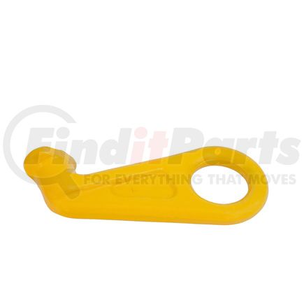 CN01-0018 by WORLD AMERICAN - Lifting Hook - Yellow, 45 Degree, Left Turn, for Heavy Duty Shipping Container