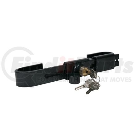 CN03-0009 by WORLD AMERICAN - Cargo Storage Compartment Lock - Steel, Black, with 3 Keys per Bar