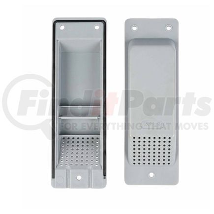 CN05-0007 by WORLD AMERICAN - Multi-Purpose Vent - 8", Gray, Cross Flow, for Shipping Container