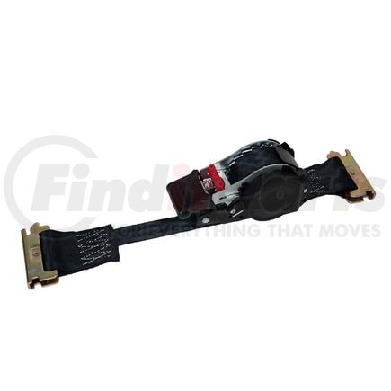 CS07-0003 by WORLD AMERICAN - Ratchet Tie Down Strap - 1" x 12', Retractable, 500 lbs. WLL, with E-Track Ends