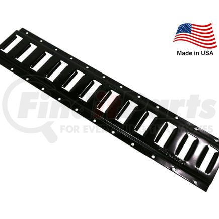 CS07-0006 by WORLD AMERICAN - Cargo Track - 2 ft., E-Track, Black, Powder Coated, Horizontal