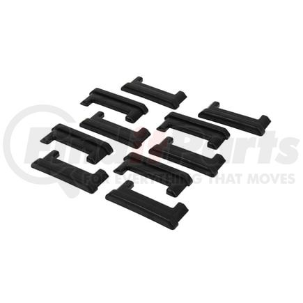 CS07-0025 by WORLD AMERICAN - Cargo Divider Track End Cap - 10 Pieces, Black, for E-Track