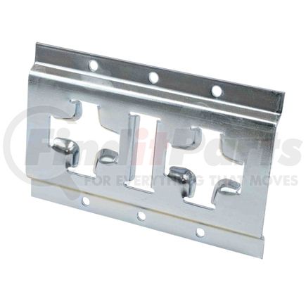 CS07-0052 by WORLD AMERICAN - Cargo Track - 8 in., E-Track, Galvanized, Horizontal and Vertical Cross Style