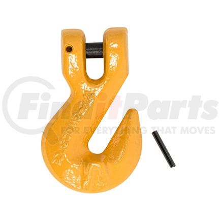 CS10-2004 by WORLD AMERICAN - Grab Hook - 5/16", Clevis Cradle, Yellow, G70, 4,500 lbs. WLL, with Pins