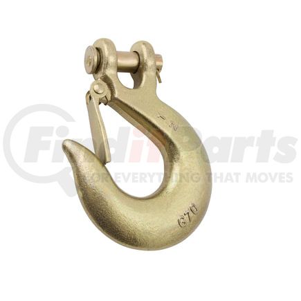 CS10-4004 by WORLD AMERICAN - Clevis Slip Hook - Gold Chromate, 1/2", G70, 11,300 lbs. WLL