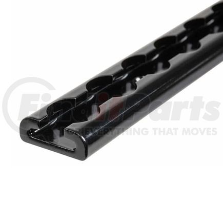 CS12-0005 by WORLD AMERICAN - Cargo Track - 6 ft., Section, L-Track, Aluminum, Black, Powder Coated